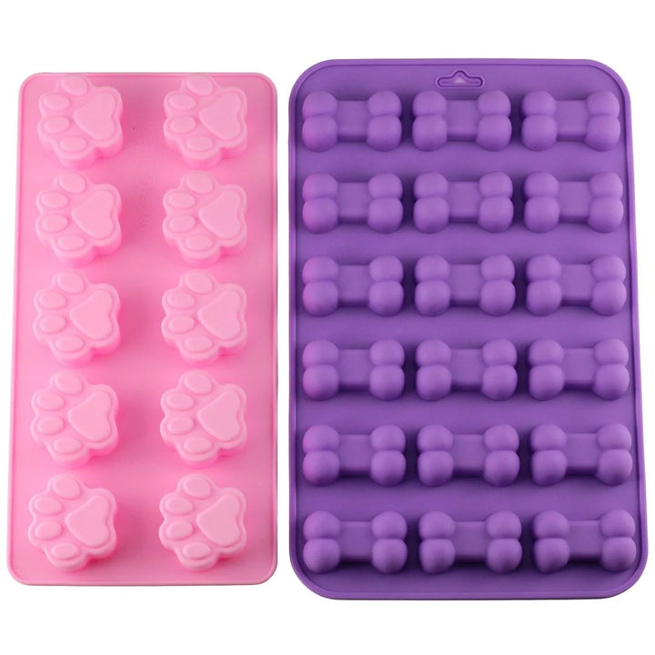 Paw and Bone Treat Molds