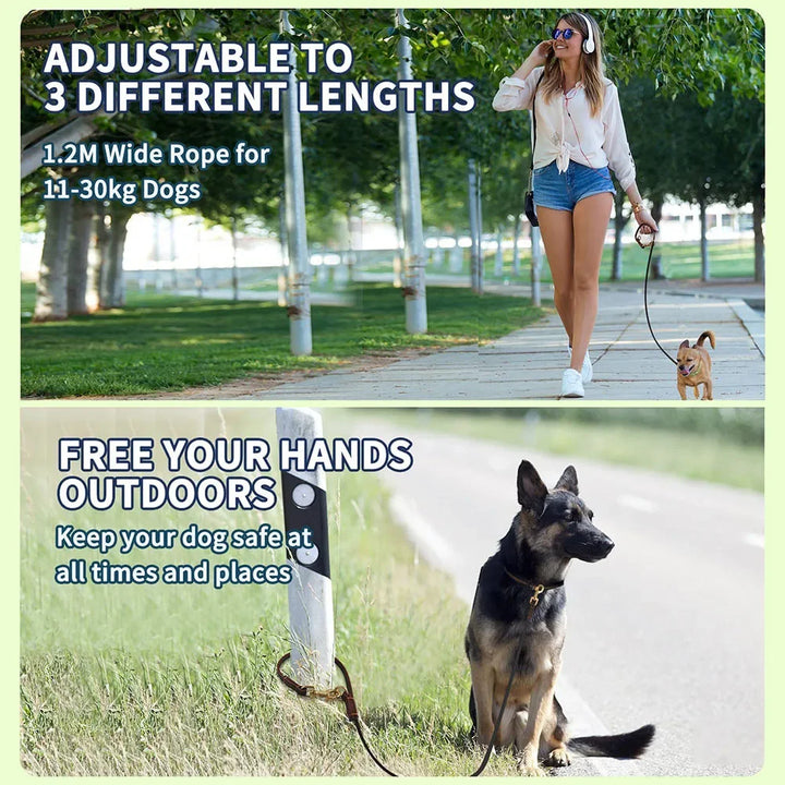 Adjustable Hands-Free Crossbody Dog Leash