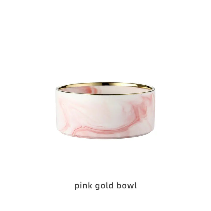 Marble Ceramic Bowl (double or single)