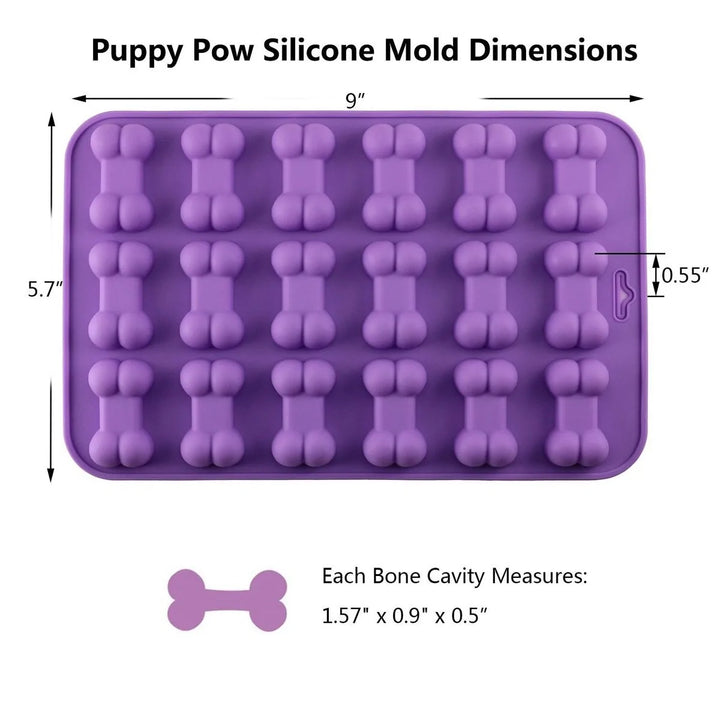 Paw and Bone Treat Molds