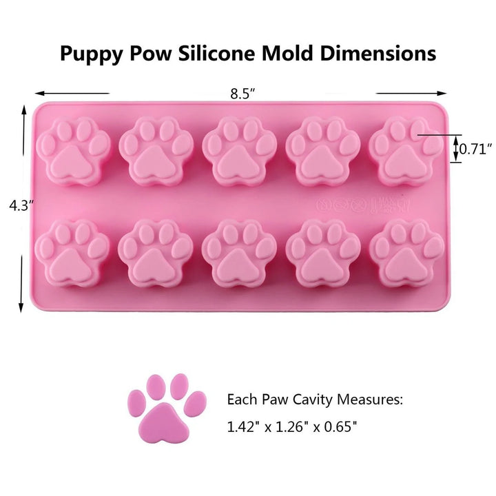 Paw and Bone Treat Molds