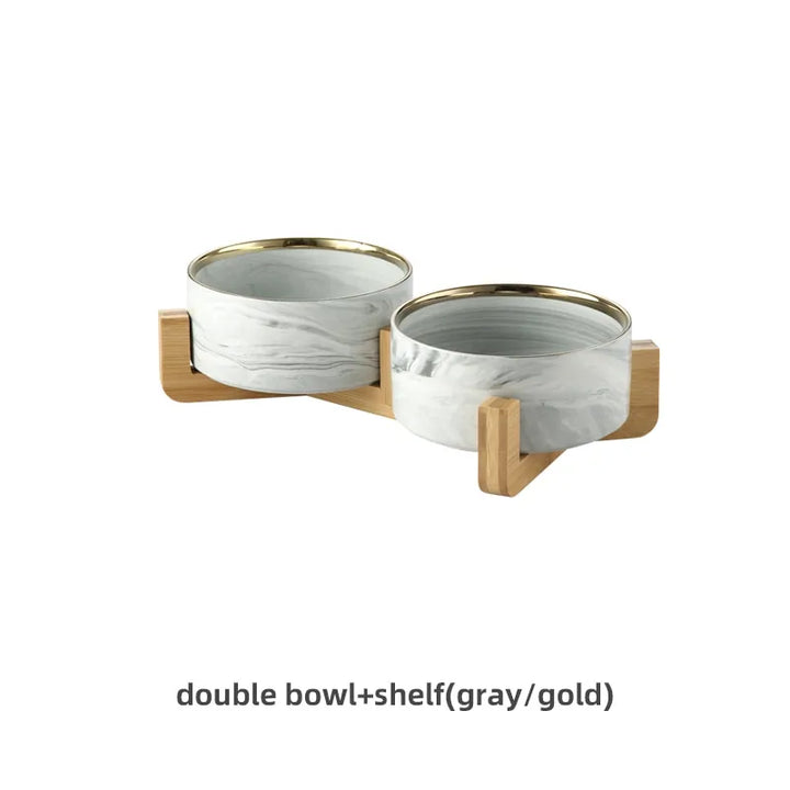 Marble Ceramic Bowl (double or single)