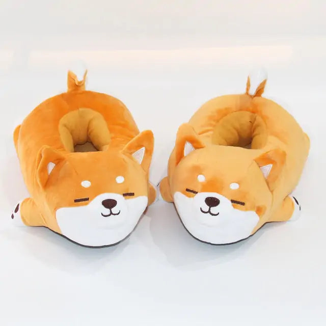 Cute Shiba Inu Dog Slippers