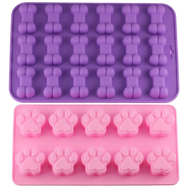 Paw and Bone Treat Molds