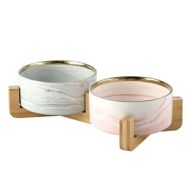 Marble Ceramic Bowl (double or single)