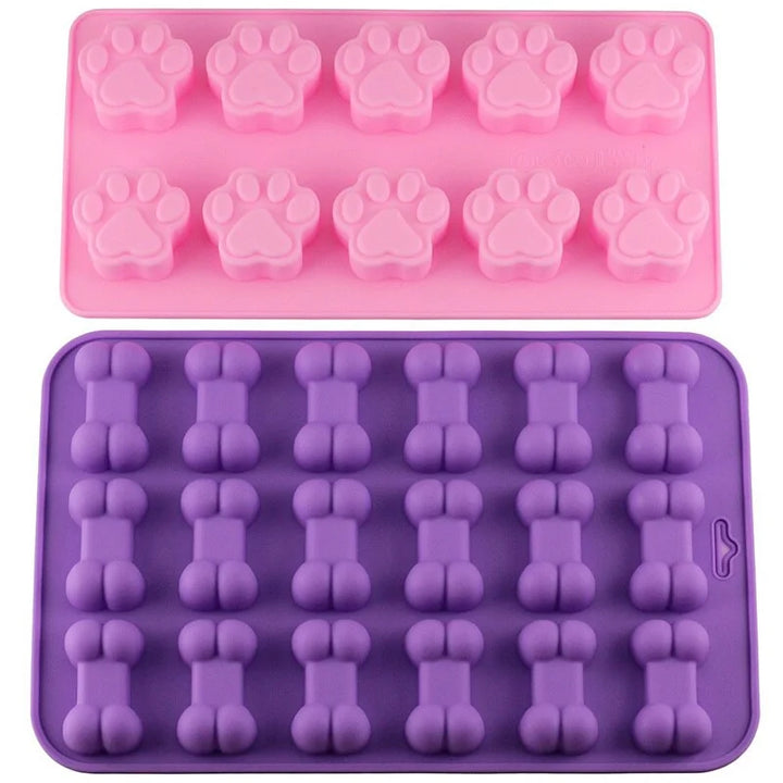 Paw and Bone Treat Molds