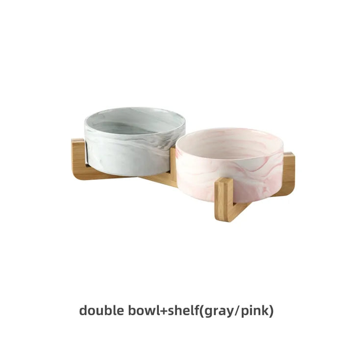 Marble Ceramic Bowl (double or single)